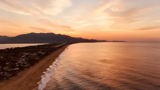 Club de playa con hamaca