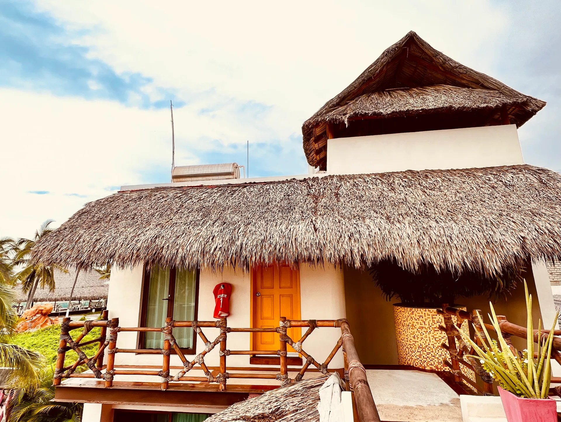 Foto de la recepcion y lobby del hotel